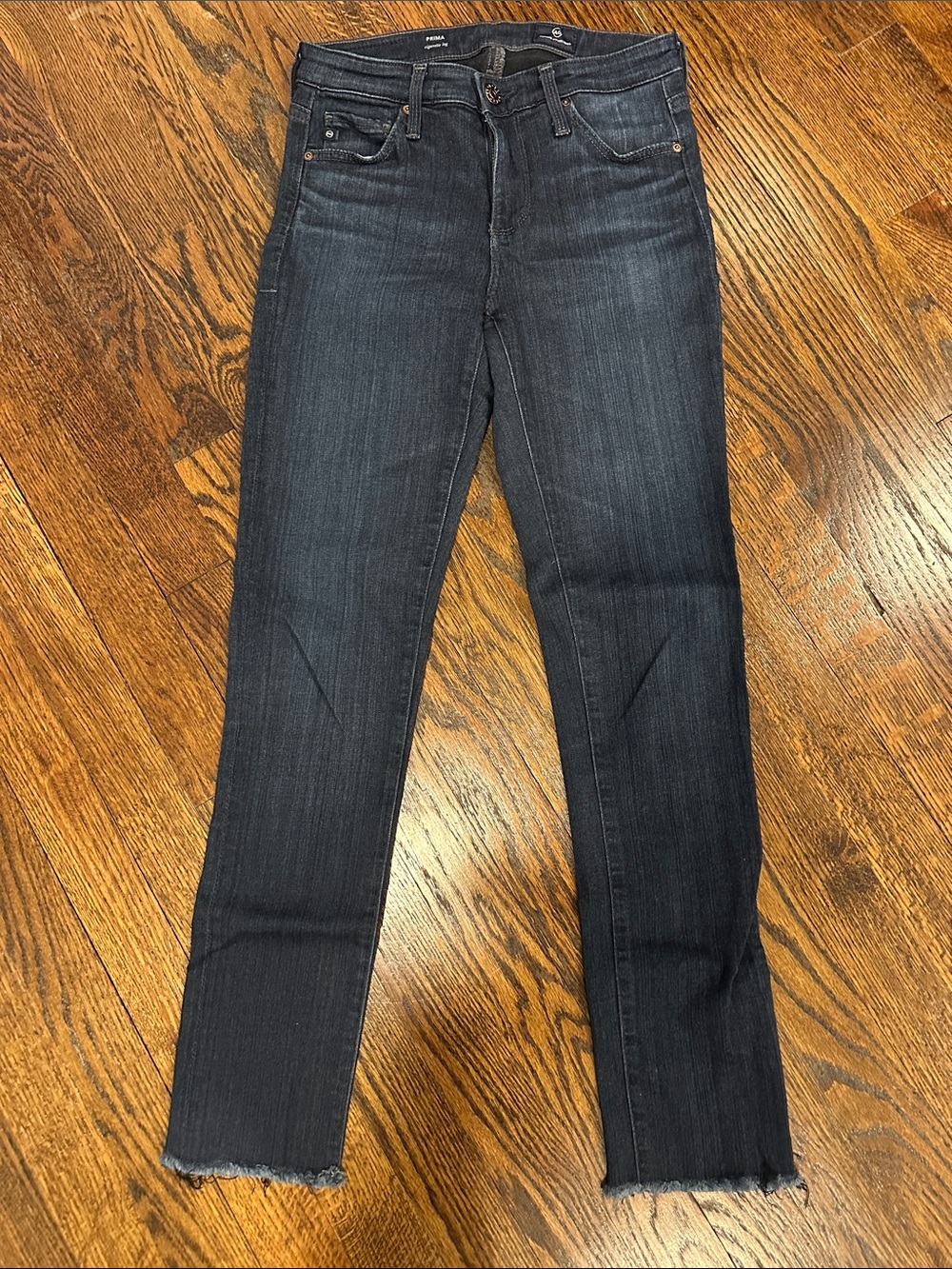 Ag Adriano Goldschmied Slim Straight Dark Blue Jeans